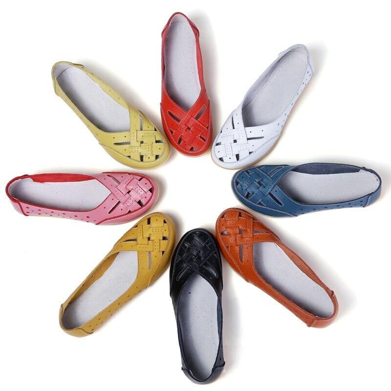 O Mais Confortável, Leve e Bonito do Momento - Sapato Feminino Orto Casual Flats - My Store